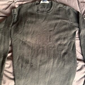 🖤 Vintage French Connection Black Cashmere Blend Crew Neck Sweater - Size S 🖤